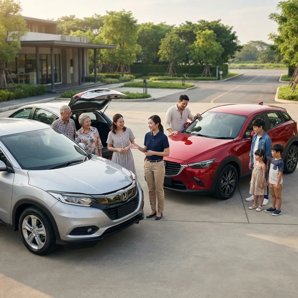 เปรียบเทียบ HR-V vs CX-3 เลือกรุ่นไหนดี รถ SUV คันไหนใช่สำหรับครอบครัวคุณ